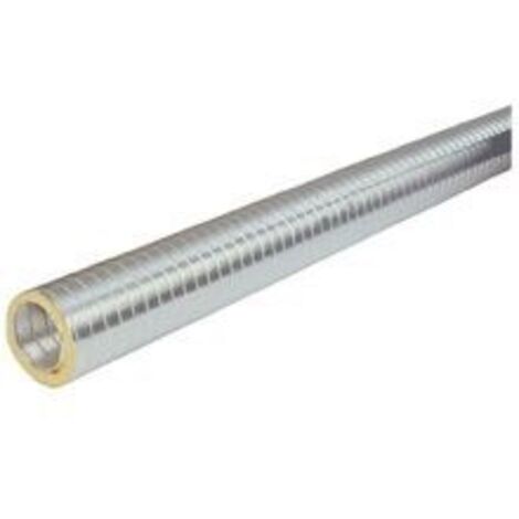 Atlantic – Conduit semi-rigide calorifugé 2M Ø160mm 523306 – Optimise l'efficacité énergétique – Circulation d'air améliorée pour chauffe-eau thermodynamique