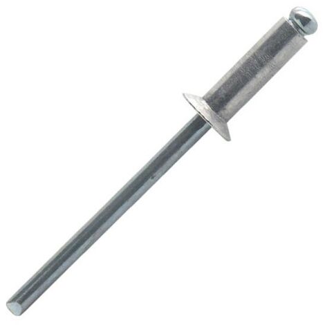 Rivet standard aluminium - acier tête fraisée 120° 3x10mm 500 pièces - SCELL-IT - ASK3010