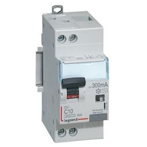 Legrand – Disjoncteur différentiel 10A – Courbe C 300mA – 2 pôles type AC – Capacité de coupure 6kA – Protection circuits électriques (1/5)