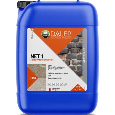 Dalep – Nettoyant concentré alcalin 20L – Élimine graisses et pollutions – Application par pulvérisation – Efficace en 20 minutes