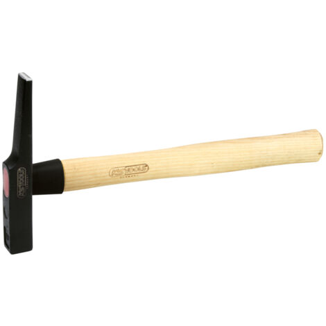Kstools – Marteau d’électricien forme française – Manche Hickory 260mm – Poids 200g – Tête en acier haute résistance – Bords durcis par induction