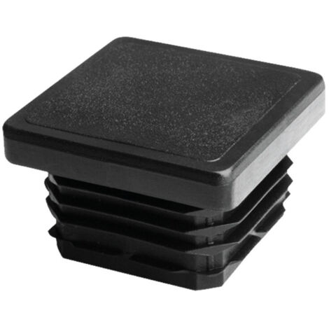 Embout intérieur carré plastique noir 120x120mm - FORTAPS - 26-120X120