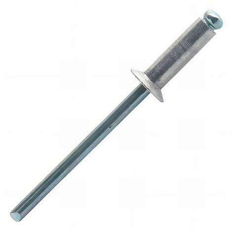 Rivet standard aluminium - acier tête fraisée 120° 4x10mm 400 pièces - SCELL-IT - ASK4010