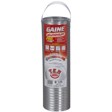 TEN - Gaine accordéon aluminium Ø110mm - 085110
