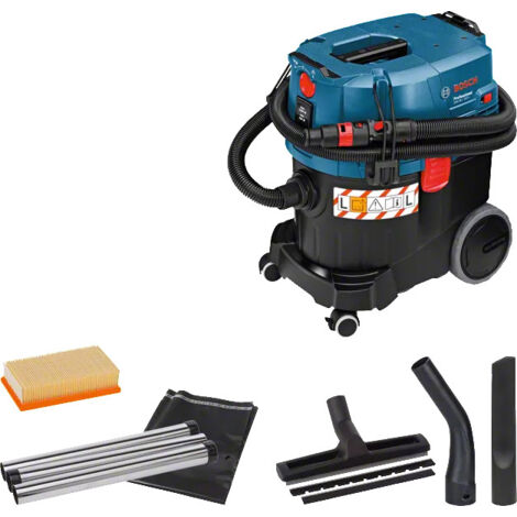 Bosch Professional – Aspirateur professionnel pour solides et liquides 1200W – Dépression 254 mbar – Capacité 35L – Système SFC+ – 6019C30W0