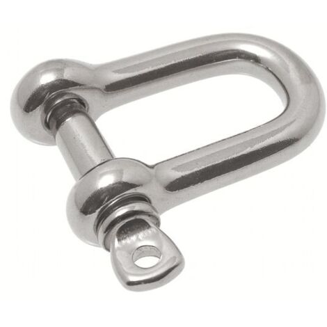 Manille droite forgée - Inox A4 D25mm - Boîte de 1