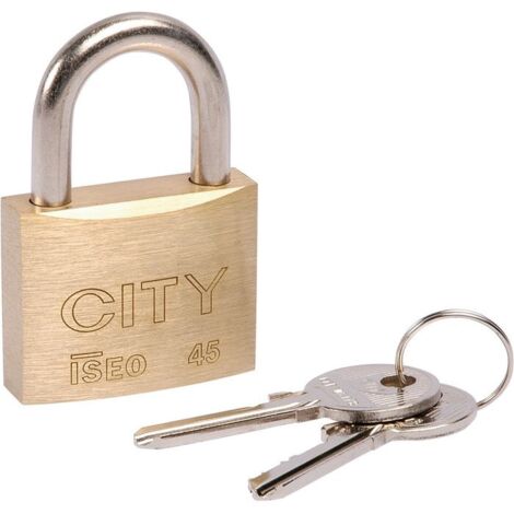 Cadenas CITY 30 2 clés hauteur 4mm - ISEO - 2032001