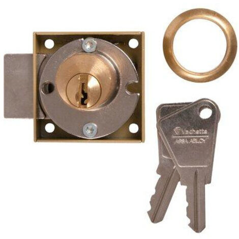 Serrure V135 V5 diamètre 25mm droite carré 20mm profondeur 18mm SN 1315 VACHETTE 11309000