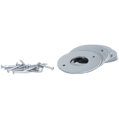 Rosace de gaine diamètre 36mm en sachet de 10 inox brossé - HERACLES - B-INOX-15 (1/4)