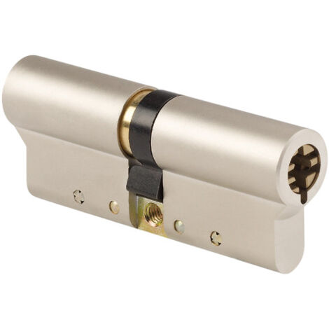 Cylindre double entrée 30X30mm à 5 ailettes finition nickelé - POLLUX – 955533 (1/3)
