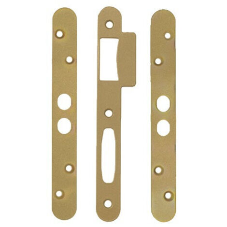 Jeu de gâche pour serrure à larder série 5700 plates bout rond - VACHETTE - 16634000