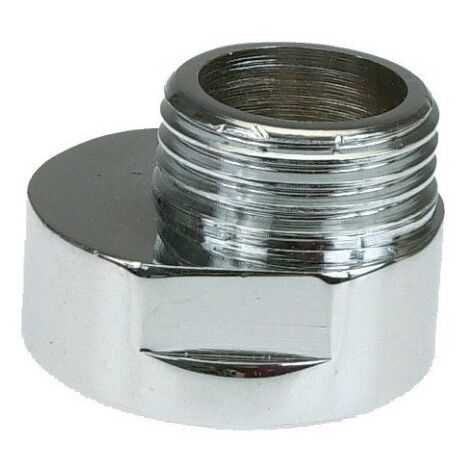 Raccord excentré laiton 5mm M15x21 F20x27 chromé – Résistant à la corrosion pour installations plomberie – D44503C