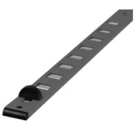 Renson – Grille d'aération intérieure à glissière 475 mm – Aluminium anodisé – Pour ventilation VMC – Débit max 100 m³/h – 48538