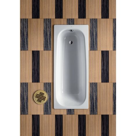Baignoire avec pieds CONTESA 150x70cm percée un trou en acier blanc - ROCA - A236096000