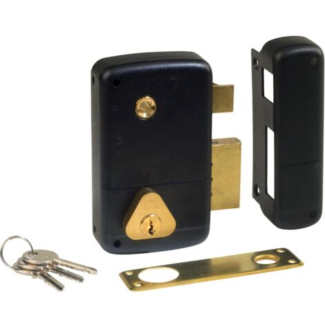 Serrure monopoint en applique verticale à fouillot 50mm gauche - CISA - 3005046000