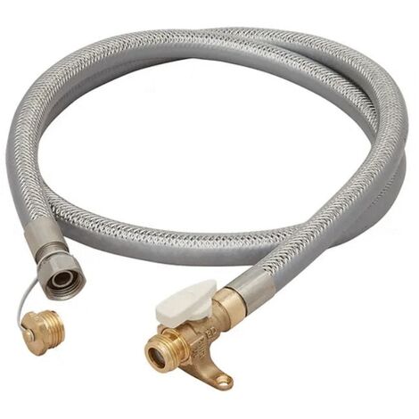 ENSEMBLE ROBIFLEX POUR GAZ NATUREL 1/2'' (ROAI + FLEXIBLE + BOUCHON) 2M ...