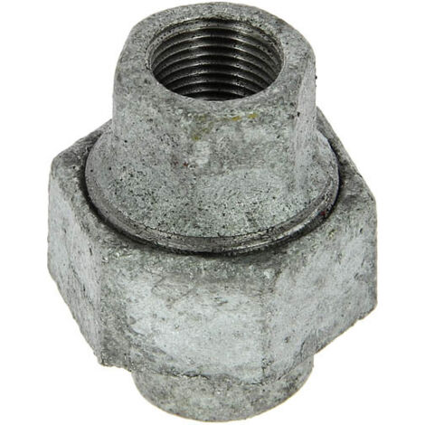Union double Femelle à joint conique 340 galvanisé 3/8'' 12/17 - VIRFOLLET - 34005002