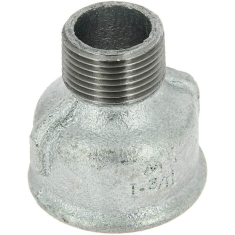 Manchon fonte galva réduit Femelle 1"1/2 Mâle 1"