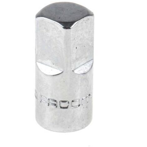 Facom – Adaptateur 1/4 pouce vers 3/8 pouce – Longueur 24.5 mm – Acier inoxydable – Pour douilles 3/8'' – Finition chrome (1/6)