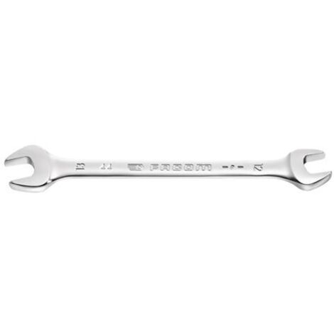 Facom – Clé à fourche 24 x 27 mm – Double terminaison – Finition chrome satiné – Pour espaces confinés et chantiers humides