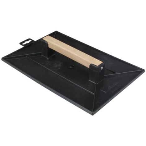 Taloche plastique rectangulaire 34x23cm en PS Choc noir - TALIAPLAST - 300404