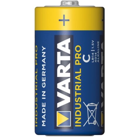Pack 20 pcs LR14 C Batterie alcaline VARTA Industrial High power
