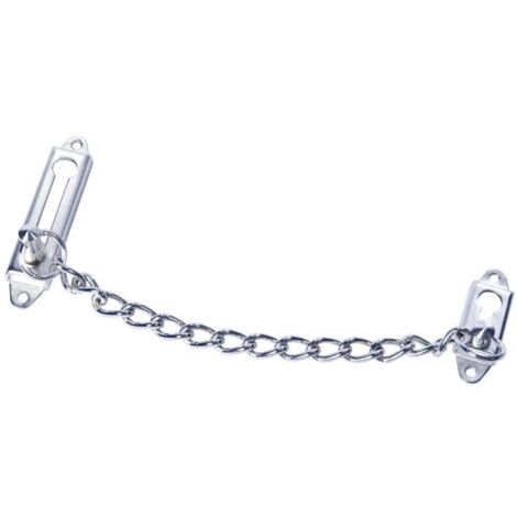 Entrebâilleur de porte CHAINET nickelé - SOCONA - CB1 (1/2)