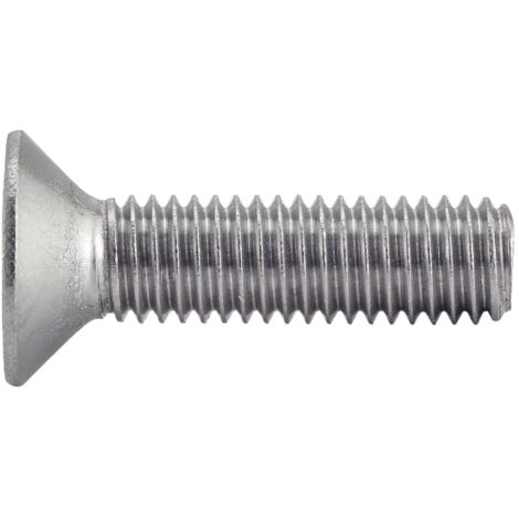 Vis à métaux tête fraisée hexagonale creuse A2 ISO 10642 12X40 boîte de 10 - ACTON - 6720312X40