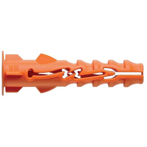 Spit – Boîte de 100 chevilles nylon pour béton et brique – Ø 8 mm – L.40 mm – Charge 30 kg – 57090