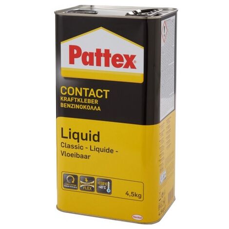 Colle puissante Pattex Classic, Modèle : Bidon de 4,5 kg, Type PCL7W (Par 4)