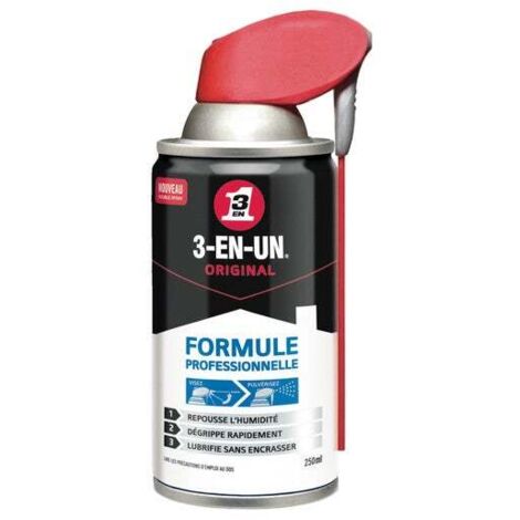 Lubrifiant Multifonction En Aérosol, 250 Ml 3-En-Un