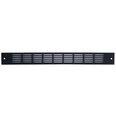 Renson – Grille aération VMC plate 475x30mm en aluminium noir – Double passage d'air pour ventilation efficace – Résistante à l'humidité (1/2)