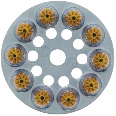 Boîte de 10 disques à 10 charges à poudre 6,3mm – Charge moyenne – Compatible cloueurs Spitfire P370/P200/P45/P60/P70SR/P230 – Pour béton et brique