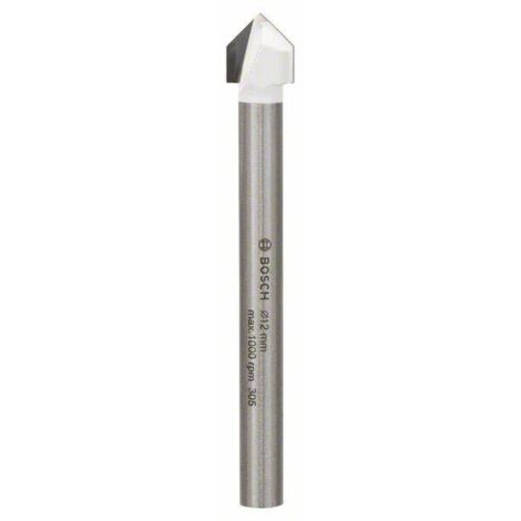 Bosch – Foret pour carrelage 12 x 90mm – Compatible perceuse à percussion – Perçage à sec sans lubrification – 2608587166