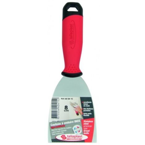 Couteau à enduire type Américain Inox 80mm - TALIAPLAST - 440415