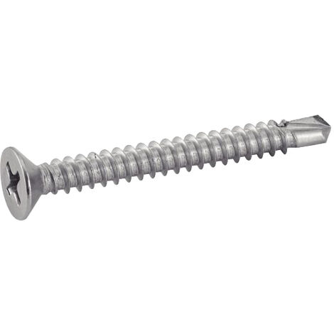 Vis autoperceuse tête fraisée Phillips inox A2 DIN 7504O 3.9X19 boîte de 200 - ACTON - 624283,9X19