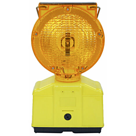 Taliaplast – Lampe solaire 500204 – Lanterne extérieure jaune – Boîtier polypropylène résistant aux chocs – Autonomie 24h en mode flash