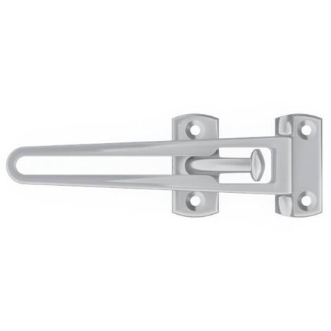 Entrebâilleur de sécurité MODERN pour porte à recouvrement chromé satiné - SOCONA - PR4