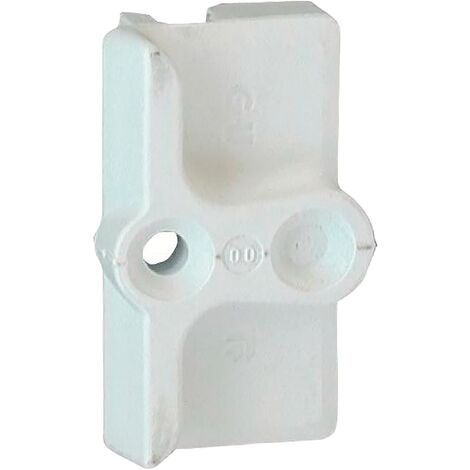 Ferco – Gâche pour portail en plastival nylon blanc – Résistante aux intempéries – Installation facile – E183690207