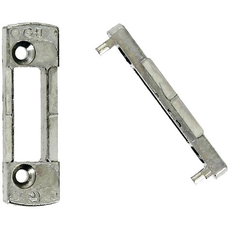 Ferco – Gâche pêne 1/2 tour pour menuiseries PVC – Recouvrement 18/20mm – Gorge 14/18mm – E187490501