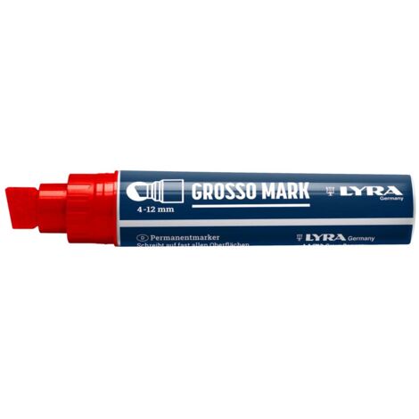 Marqueur GROSSO rouge - LYRA - L4030017 (1/3)