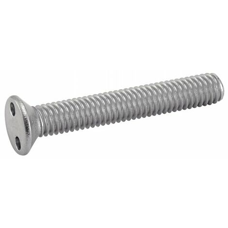 Vis à métaux tête fraisée 2 trous inviolable A2 6X20 boîte de 100 - ACTON - 628036X20 (1/3)