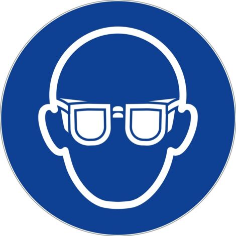 Panneau Lunettes de protection obligatoires - Rigide Ø300mm - 4061603