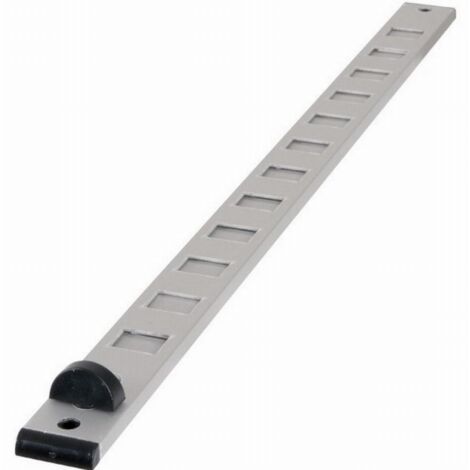 Renson – Grille d'aération intérieure à glissière 475 mm – Aluminium anodisé – Débit max 200 m³/h – SKU 48531