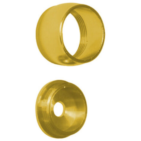 Piton d'embrasure diamètre 30mm en laiton poli - DUVAL - PIT30S10
