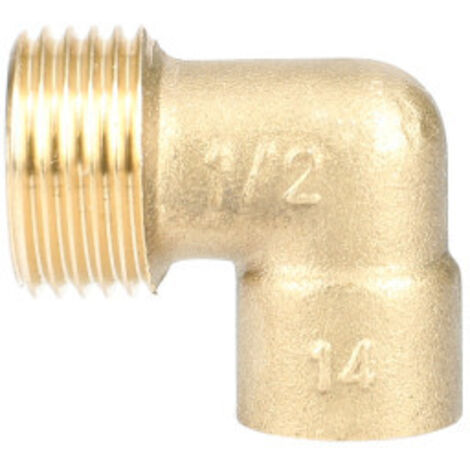 Coude fer-cuivre mâle 15x21 - 12 - GARIS - D21504B (1/3)