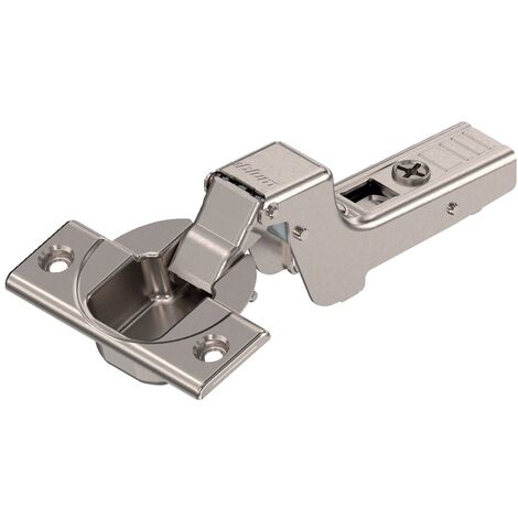Blum – Charnière invisible CLIP TOP standard 110° coudé sans ressort à visser – Pour bois dur et teck – Charge maximale 30kg – CHA70T375