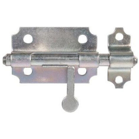 Verrou de box bouton poire diamètre 18mm zingué blanc - JARDINIER MASSARD - J521241