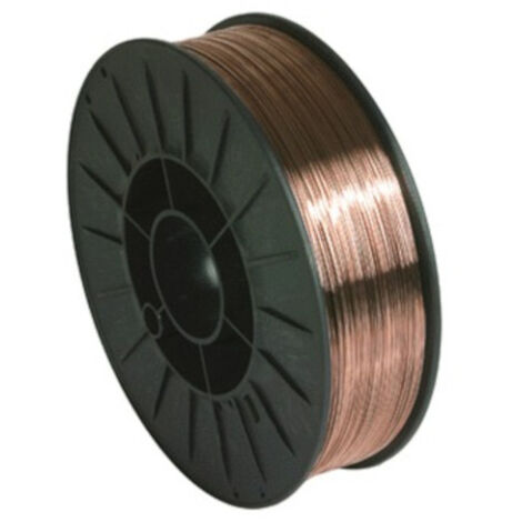 Fil massif 0,6 mm en acier SG2 – Bobine de 5 kg – Soudure MIG/MAG – Enrobage cuivré pour fusion homogène - BS060D200