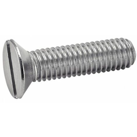 Vis à métaux tête fraisée fendue inox A2 DIN 963 2,5X16 boîte de 500 - ACTON - 622082,5X16